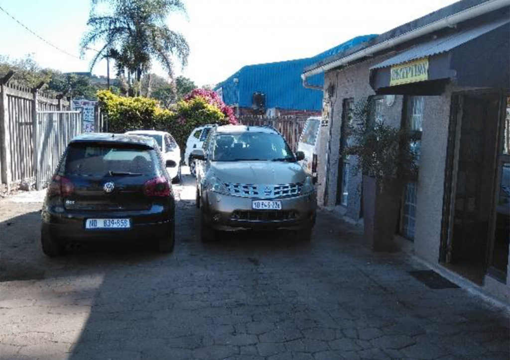 Outside workshop