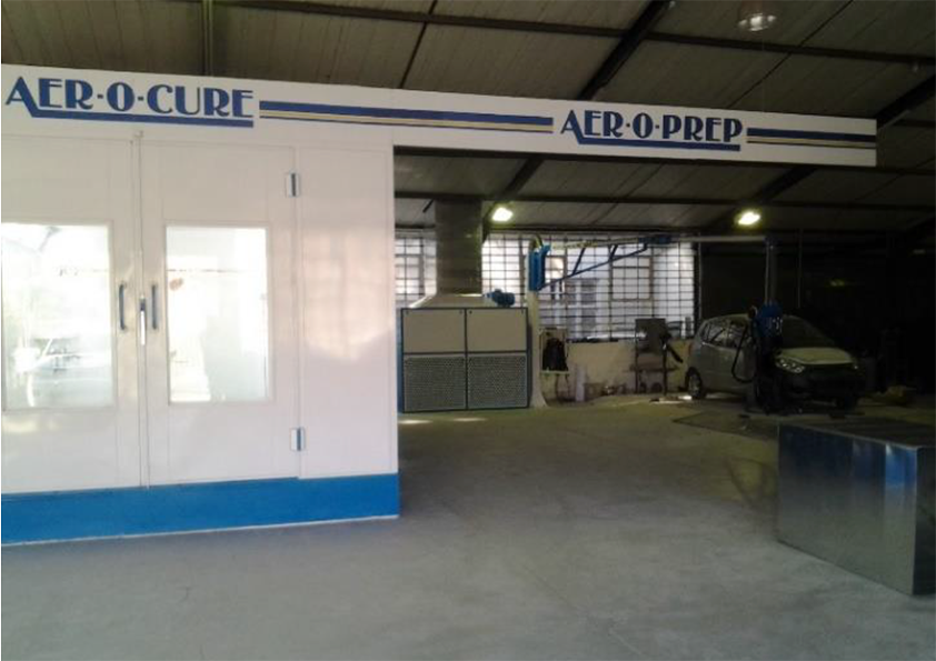 Spray booth
