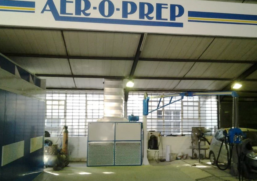 Spray booth